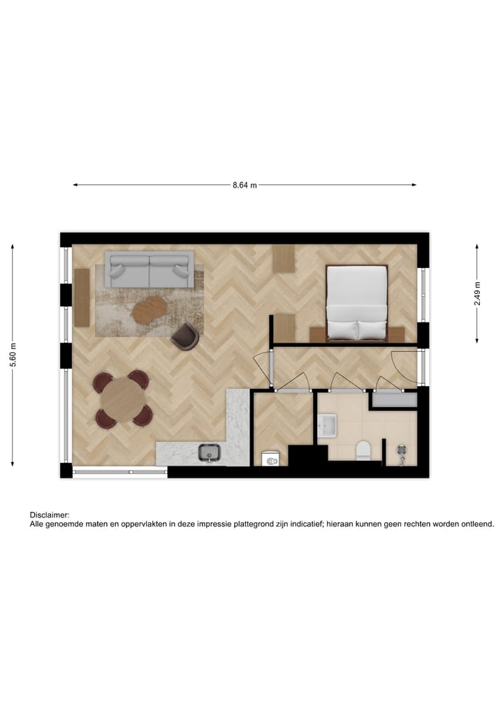 Foto 5 van Loft-appartement (Bouwnr. 41)