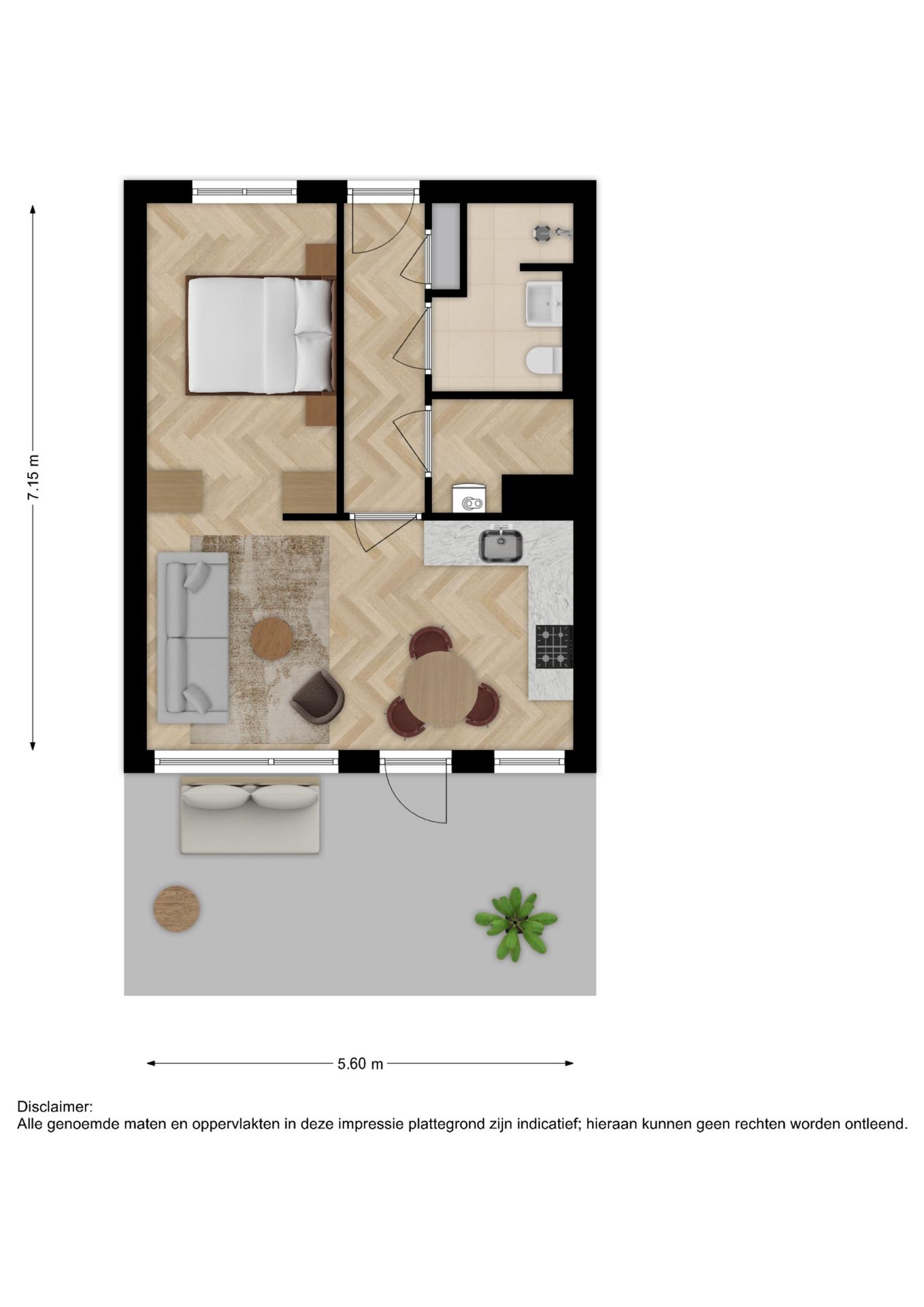 Foto 4 van Loft-appartement (Bouwnr. 43)