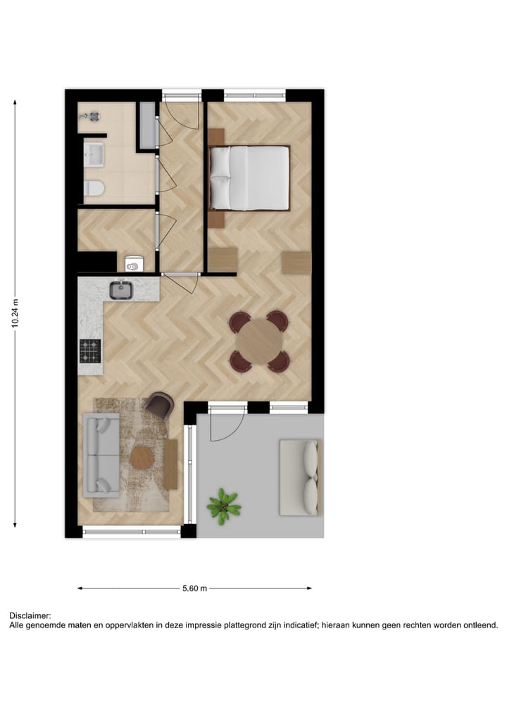 Foto 7 van Loft-appartement (Bouwnr. 48)