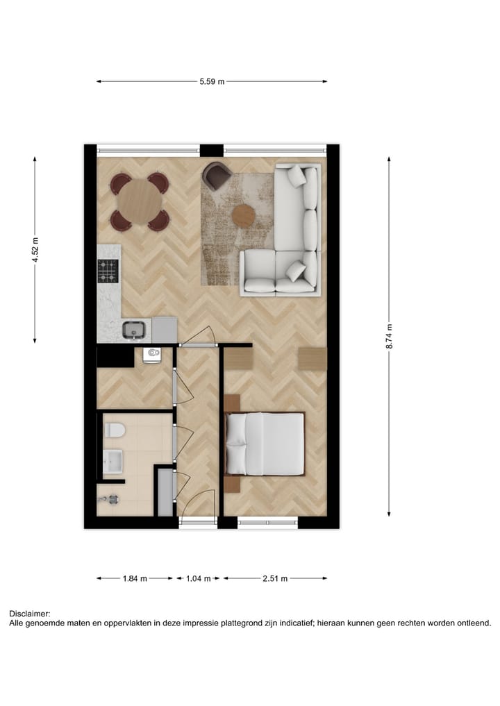 Foto 5 van Loft-appartement (Bouwnr. 52)