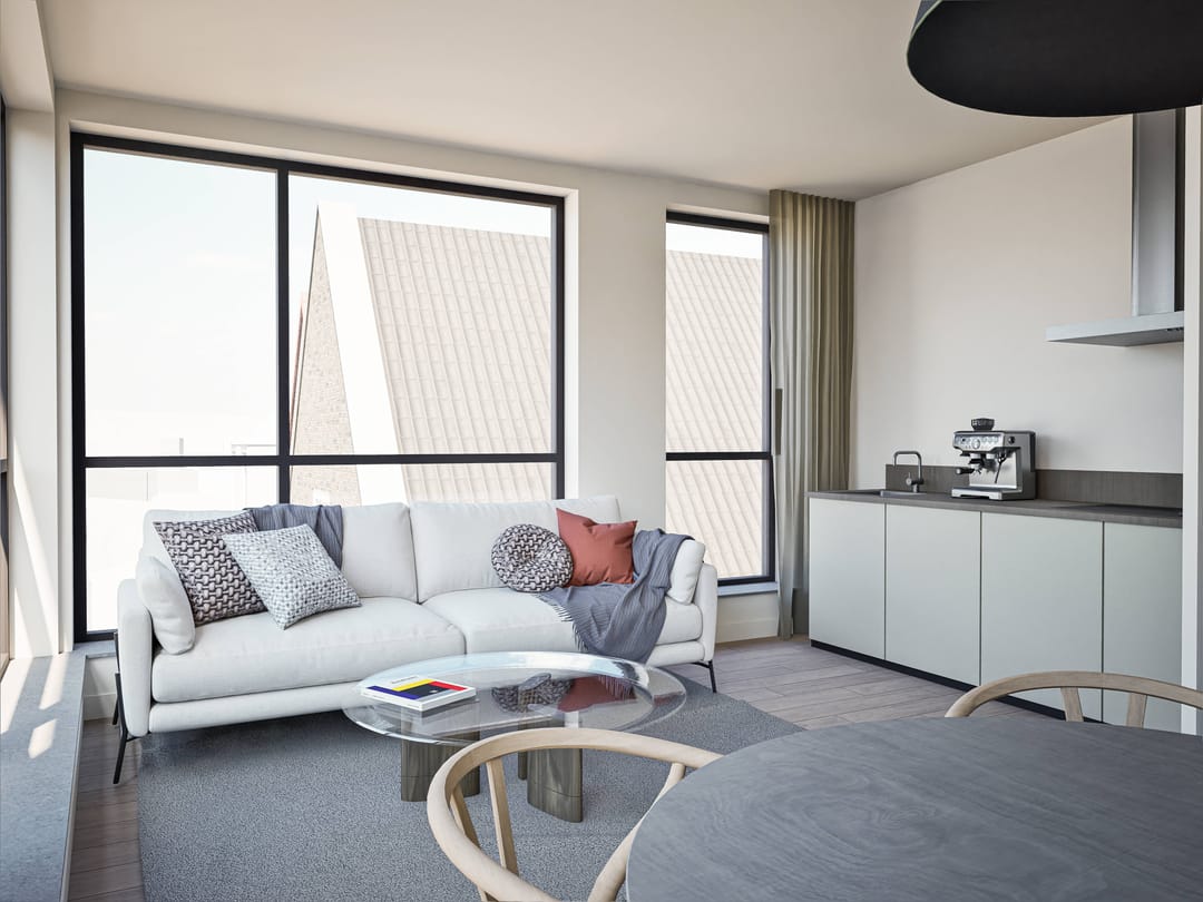 Foto 1 van 2-kamerappartement (Bouwnr. 51)