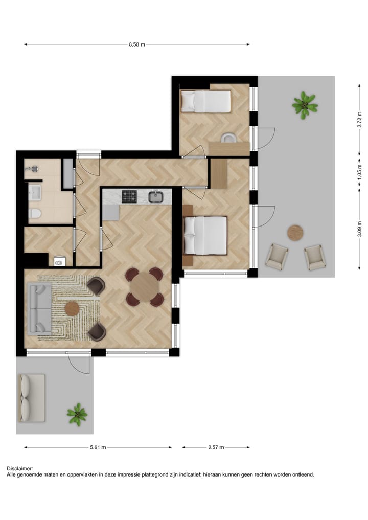 Foto 5 van 3-kamerappartement (Bouwnr. 64)