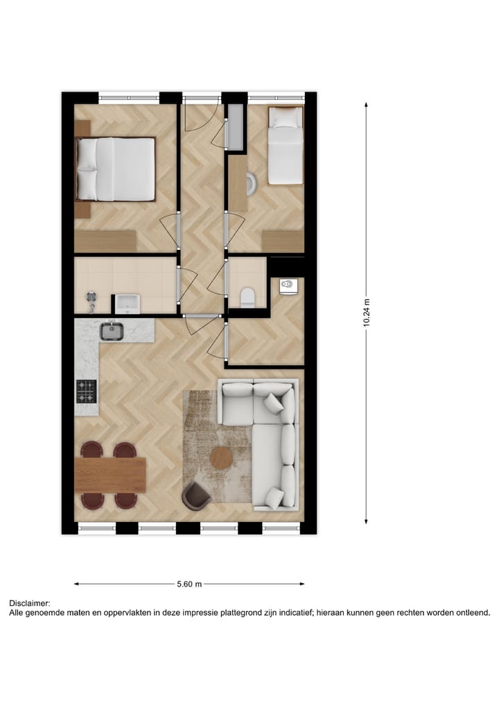 Photo 8 of 3-kamerappartement (Bouwnr. 45)