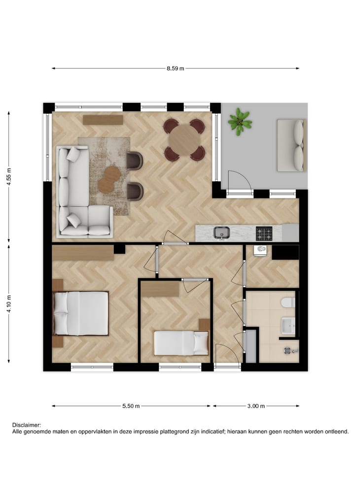 Photo 9 of 3-kamerappartement (Bouwnr. 56)