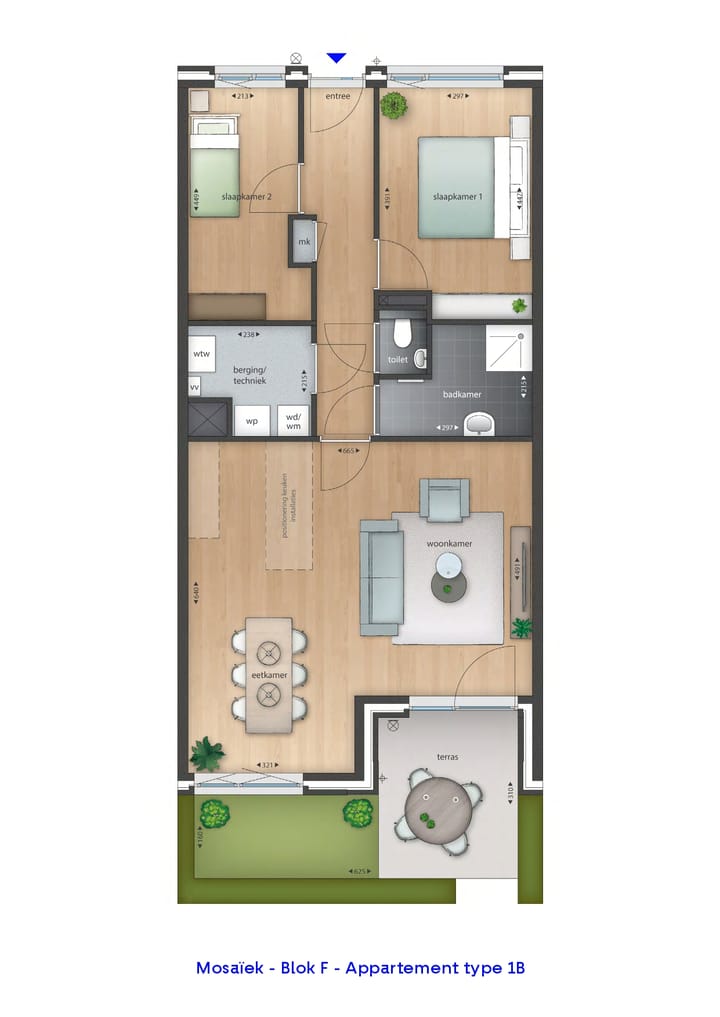 Foto 11 van Appartement Type B (Bouwnr. 2)