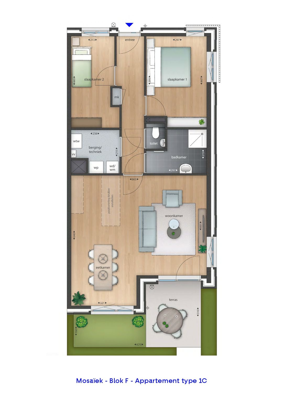 Foto 11 van Appartement Type C (Bouwnr. 7)