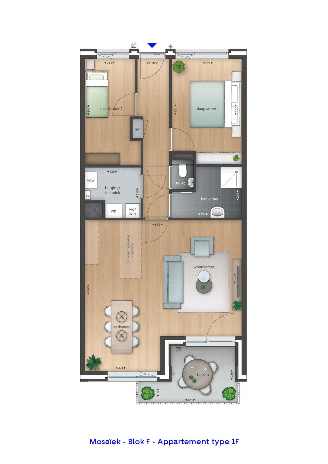 Foto 11 van Appartement Type F (Bouwnr. 21)