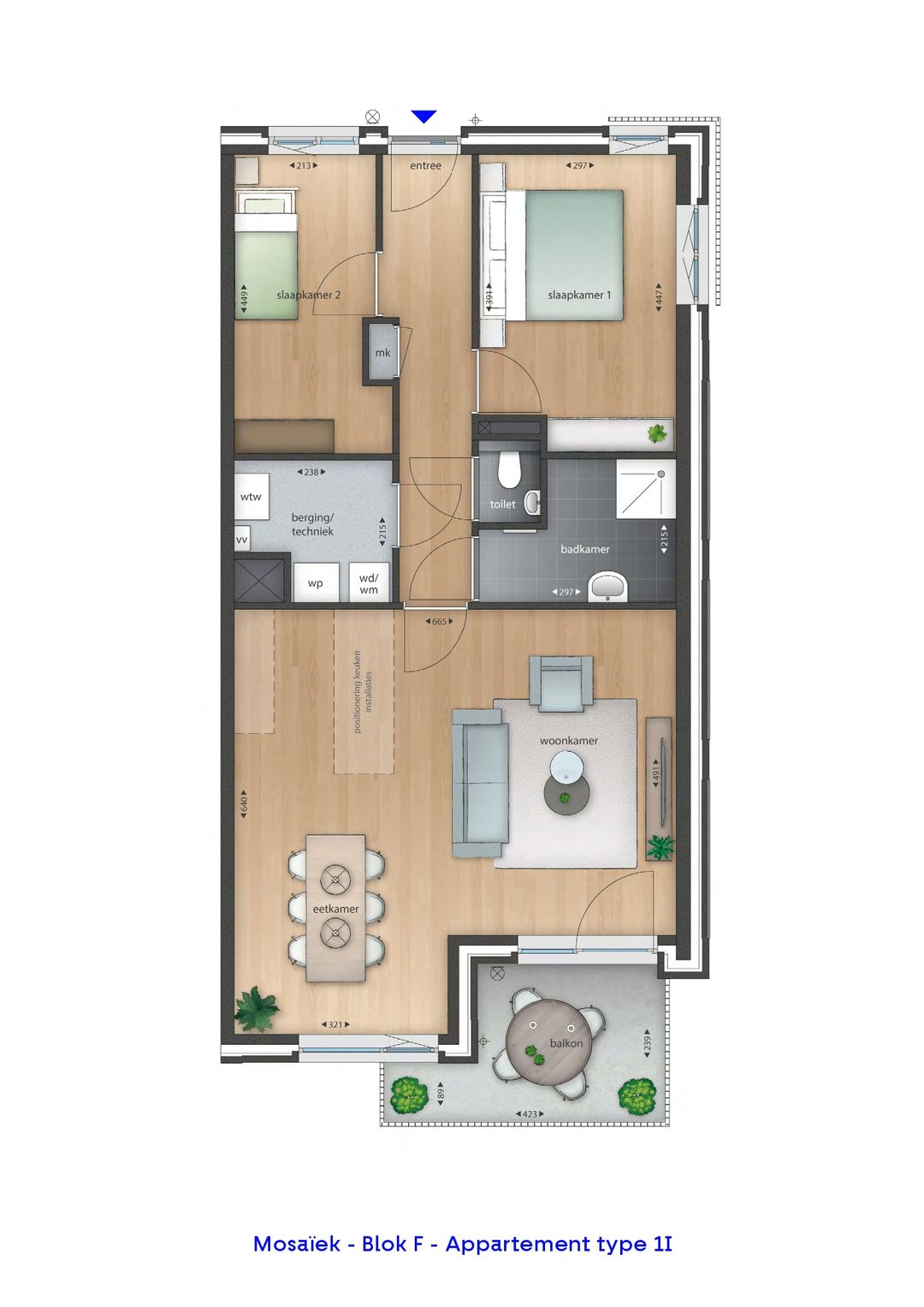 Foto 11 van Appartement Type I (Bouwnr. 23)