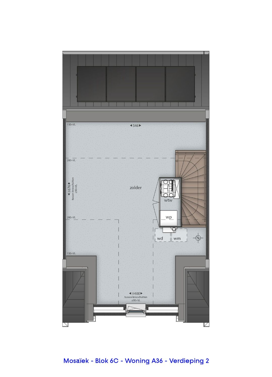 Foto 11 van Tussenwoning met dwarskap (Bouwnr. 36)