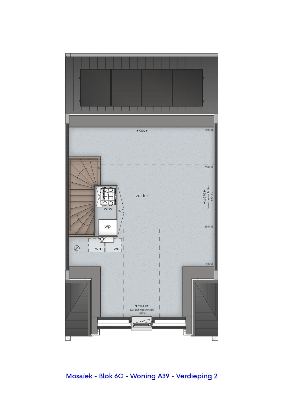 Foto 11 van Tussenwoning met dwarskap (Bouwnr. 39)