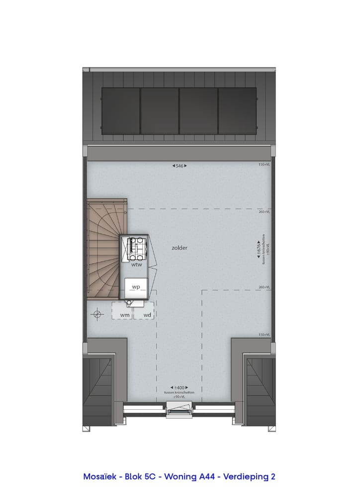 Photo 11 of Tussenwoning met dwarskap (Bouwnr. 44)