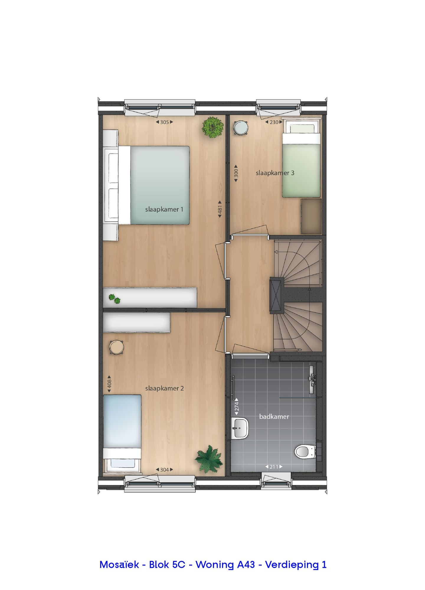 Photo 10 of Tussenwoning (Bouwnr. 43)