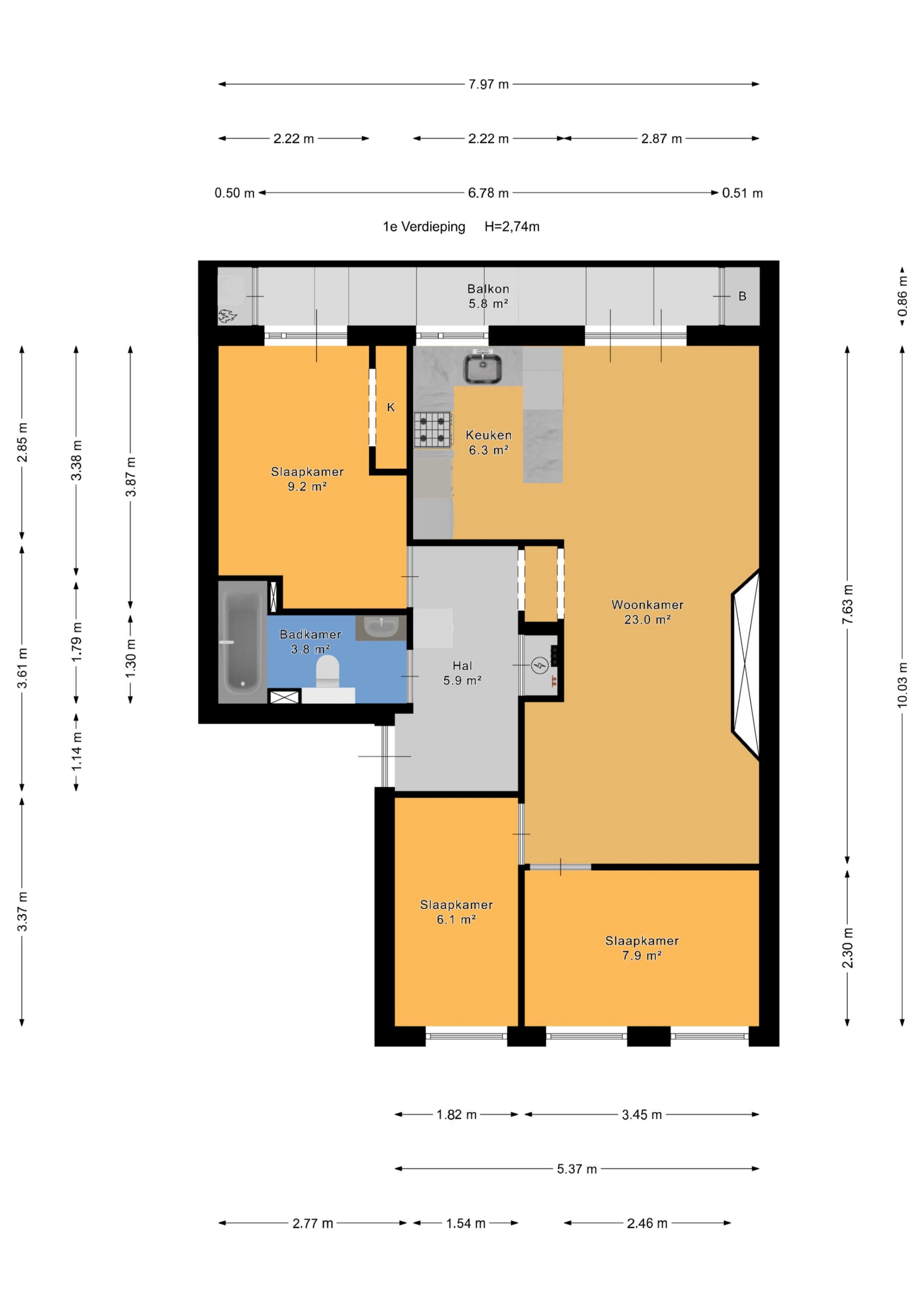 Foto 30 van Wognumstraat 38