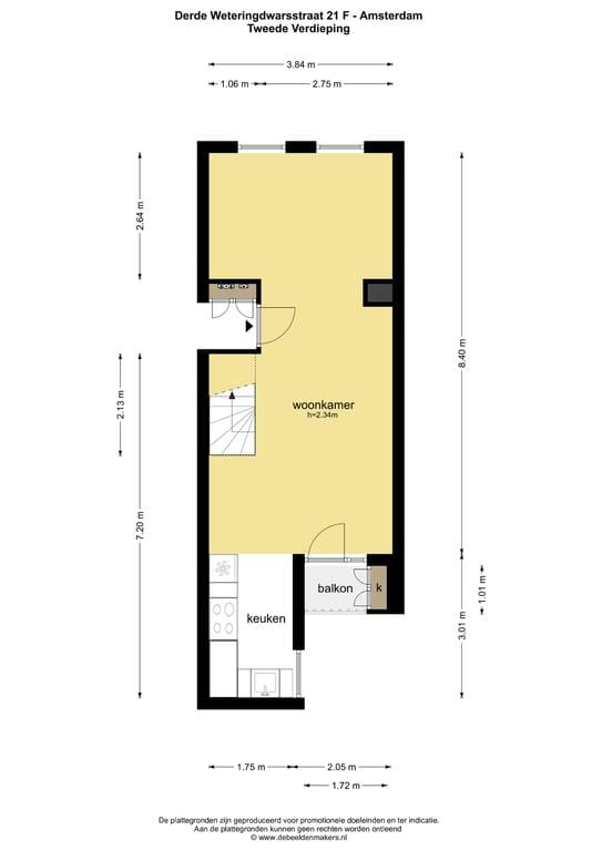 Foto 23 van Derde Weteringdwarsstraat 21-F