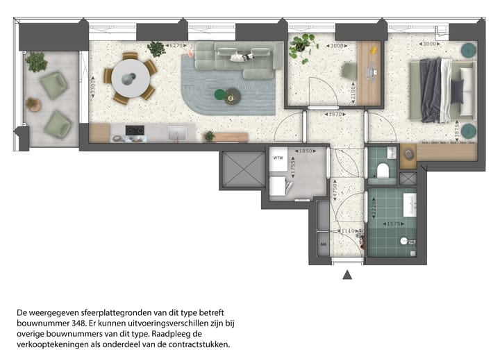 Photo 12 of 3-kamer appartement (Bouwnr. 380)