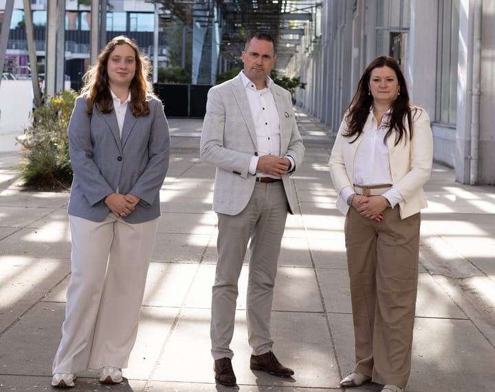 Een promotiefoto voor op kantoor