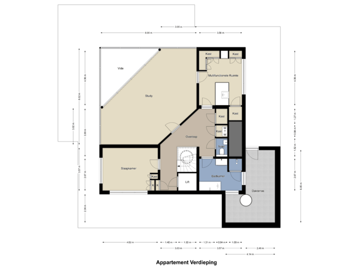 Appartement Verdieping