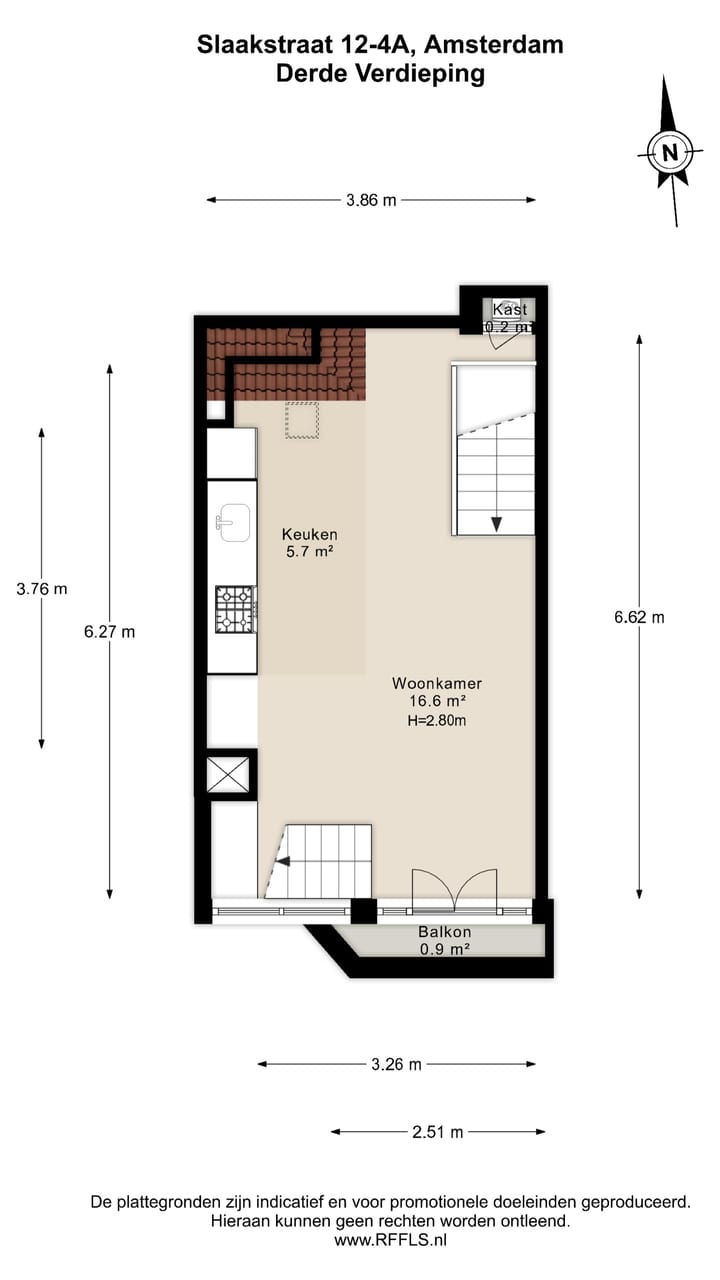 Foto 28 van Slaakstraat 12-4A