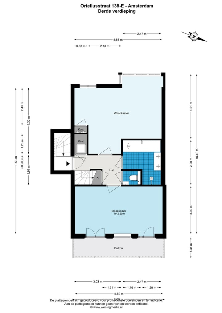 Foto 28 van Orteliusstraat 138-E