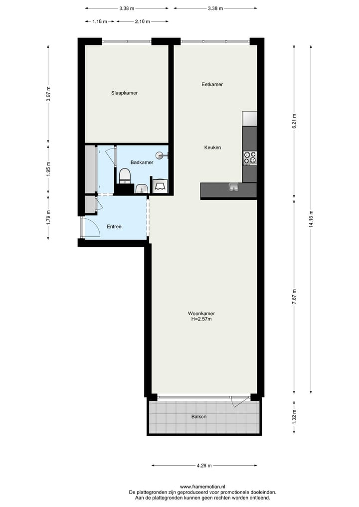 Foto 51 van Dr H. Colijnlaan 6-F127