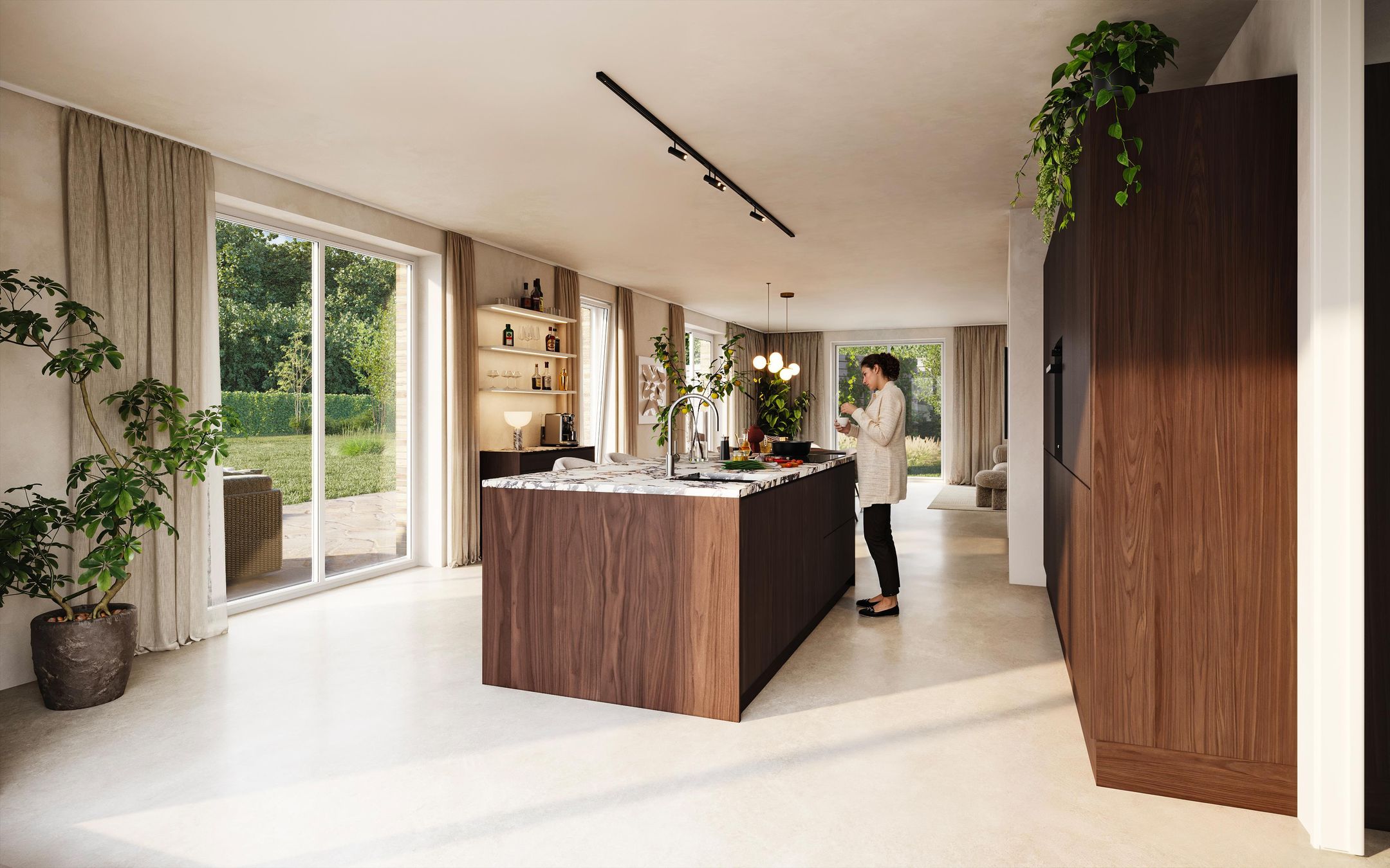 Foto 3 van Bosvilla, type S, Bosrand, fase Kiem (Bouwnr. B.27)