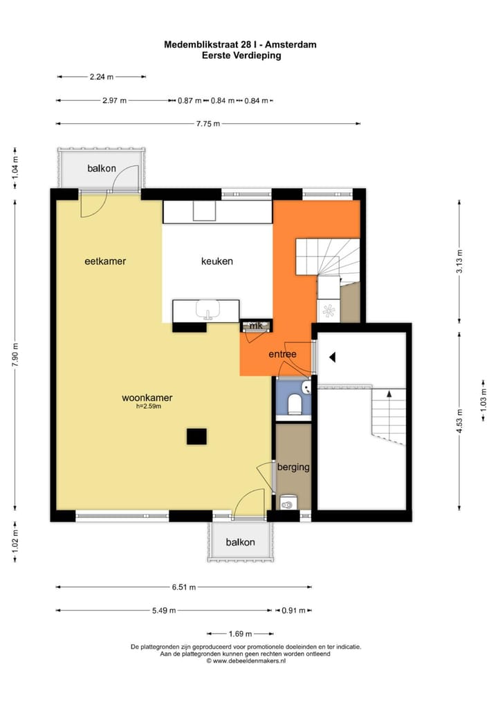 Foto 36 van Medemblikstraat 28-1
