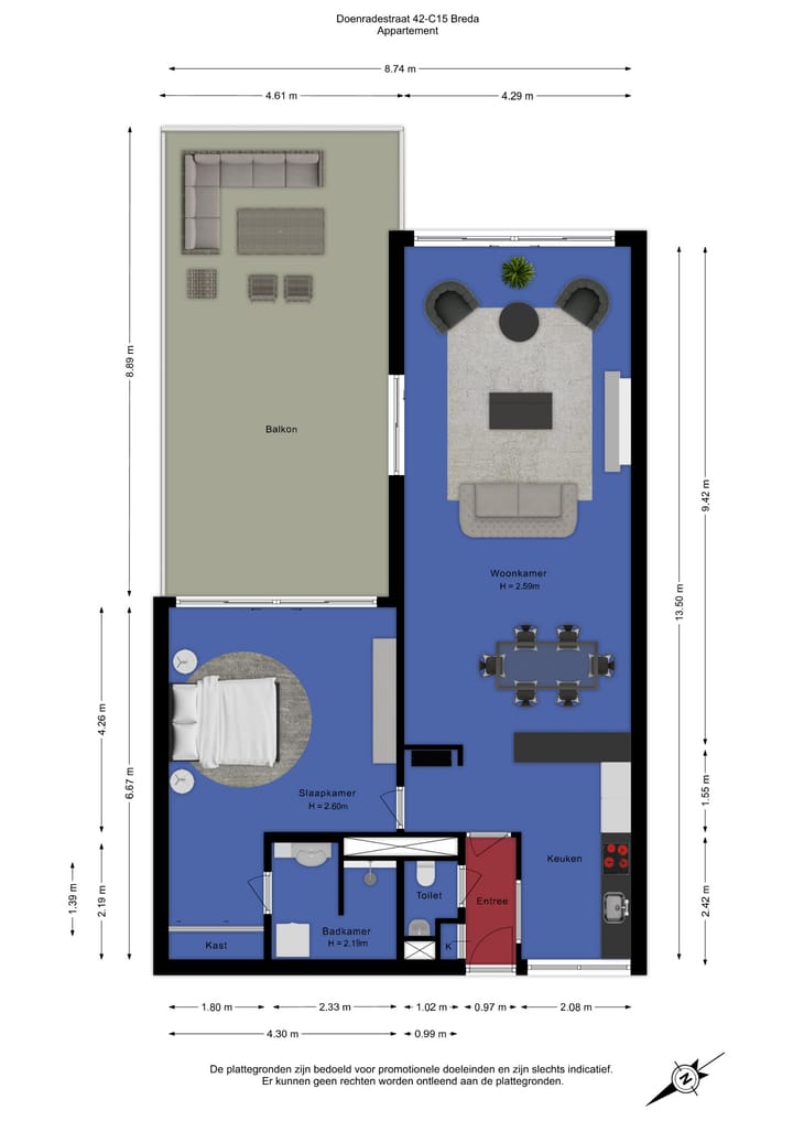 Photo 24 of Doenradestraat 42-C15