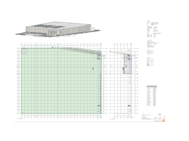 Overzichtstekening begane grond Mercuriusstraat 9 Kerkrade