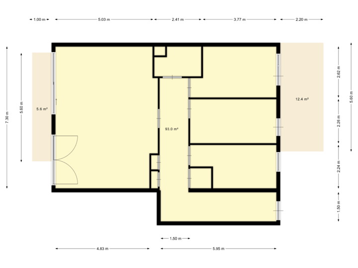 Appartement Oppervlakte
