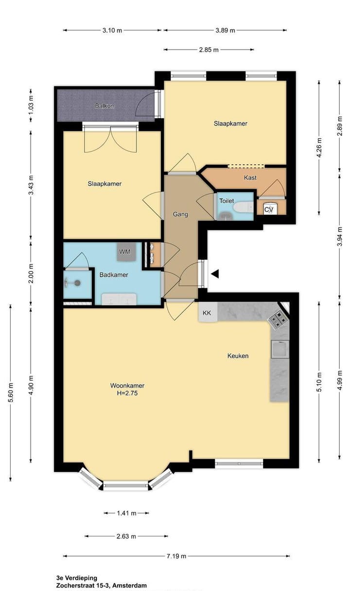 Photo 27 of Zocherstraat 15-3