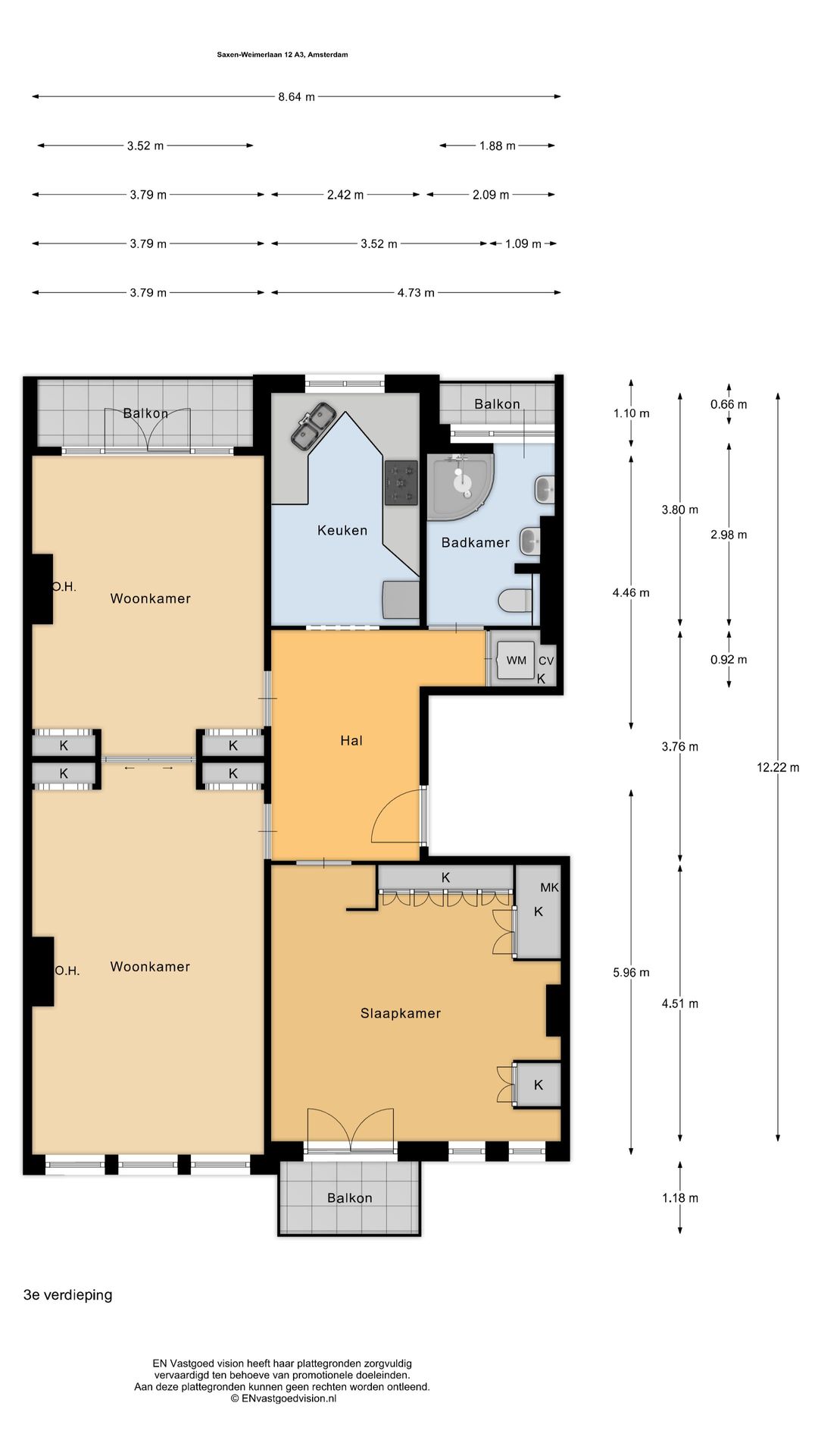 Foto 46 van Saxen-Weimarlaan 12-A3