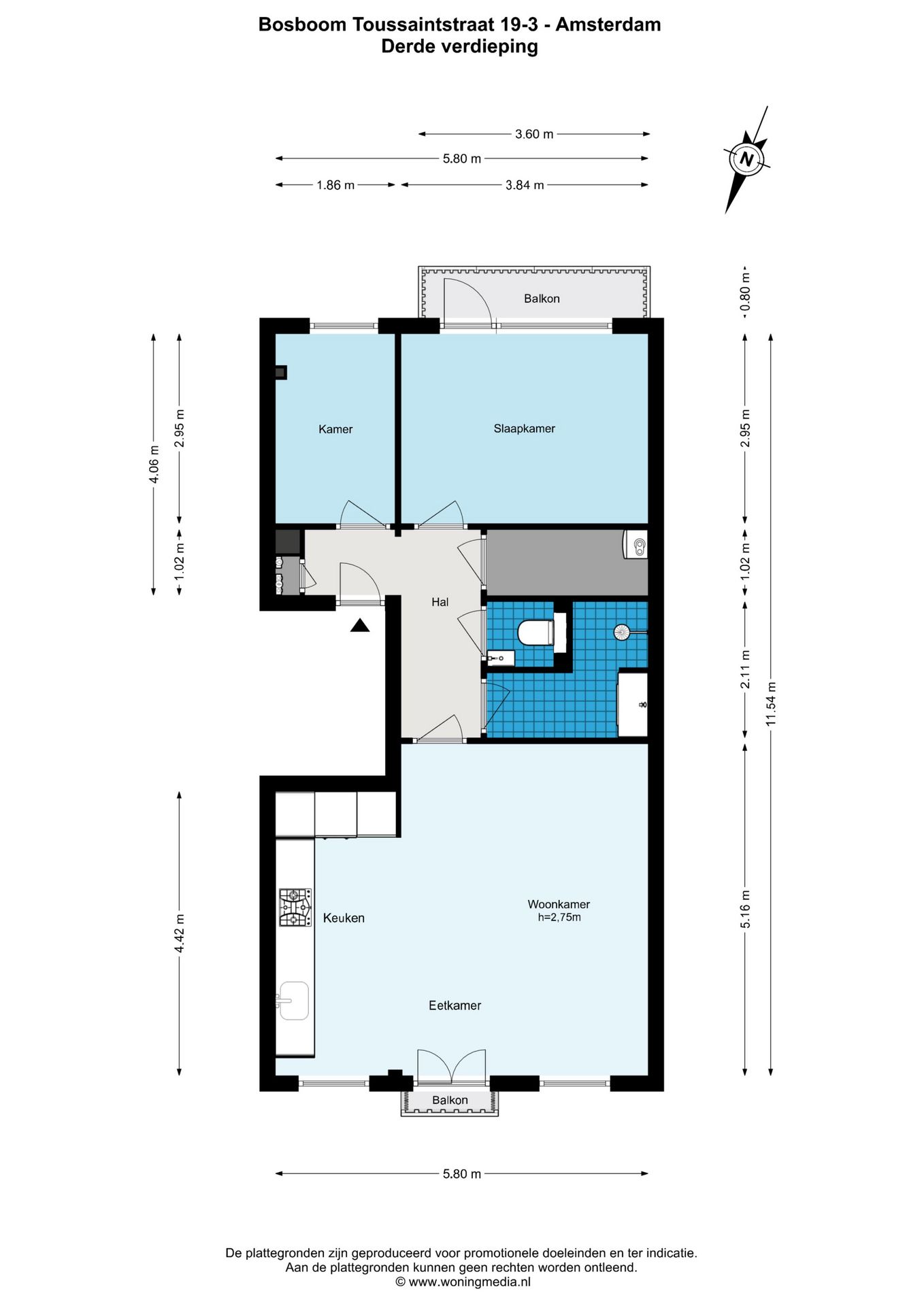 Foto 29 van Bosboom Toussaintstraat 19-3