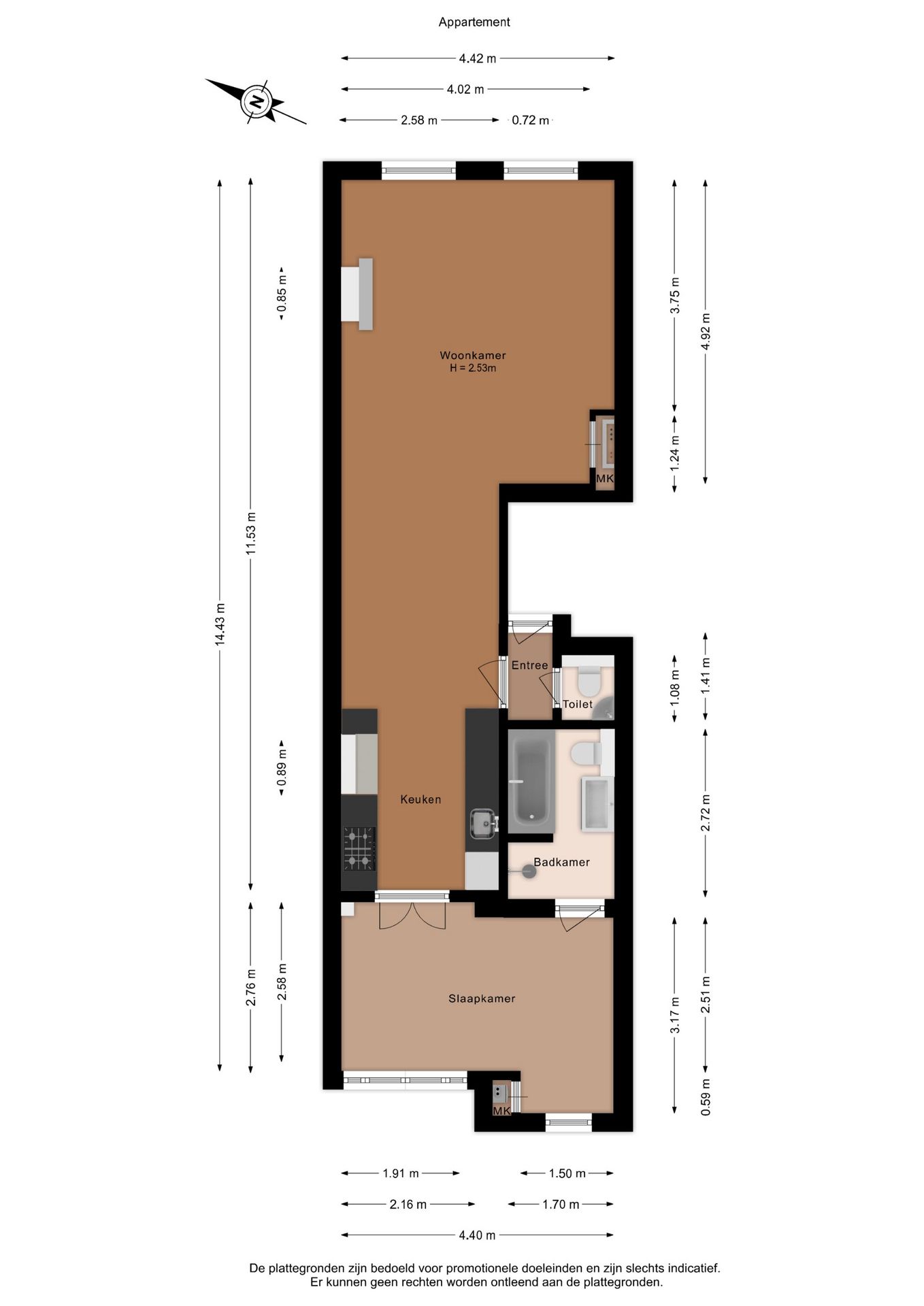 Foto 24 van Bilderdijkstraat 188-3
