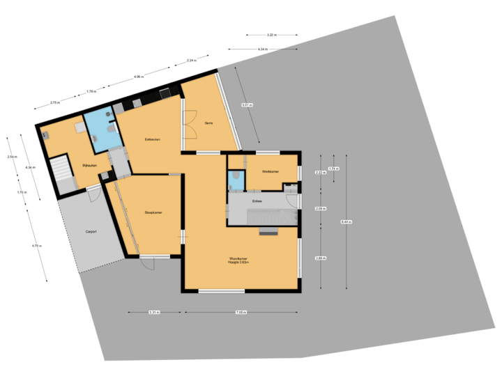 Begane grond perceel