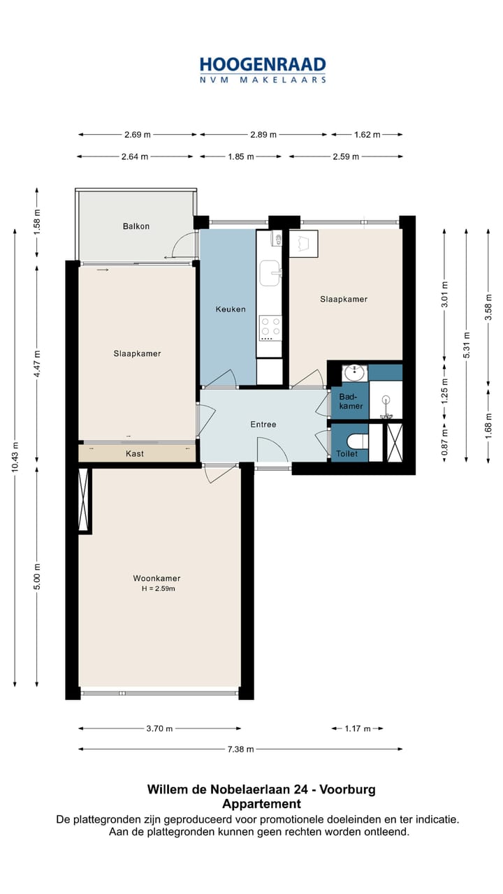 Foto 25 van Willem de Nobelaerlaan 24