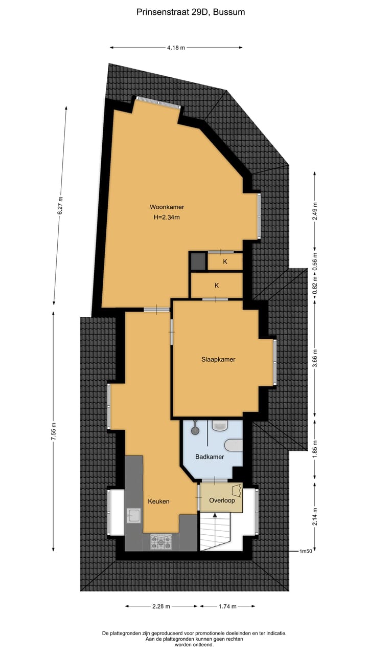 Photo 25 of Prinsenstraat 29-D