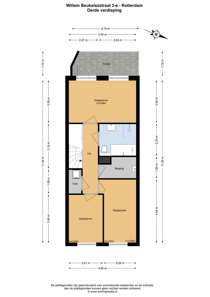 Foto 28 van Willem Beukelszstraat 3-E