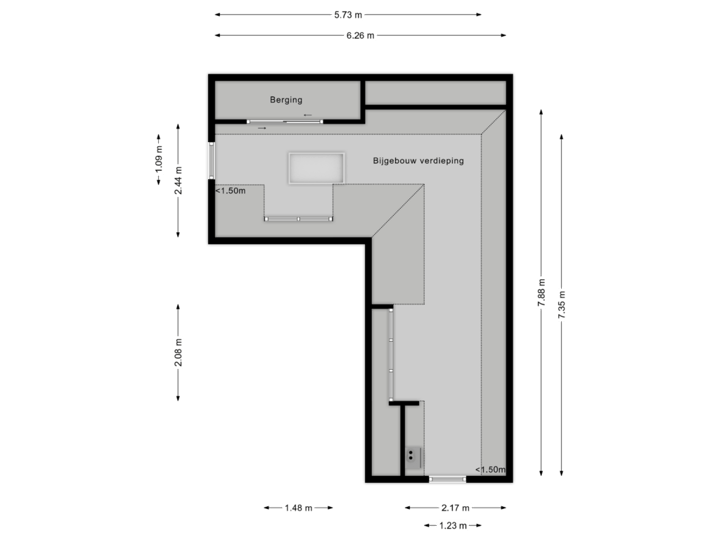 Bijgebouw verdieping