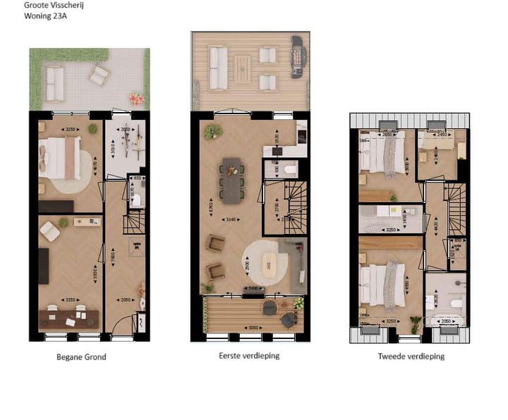 Photo 3 of Groote Visscherij woningen (Bouwnr. 23A)