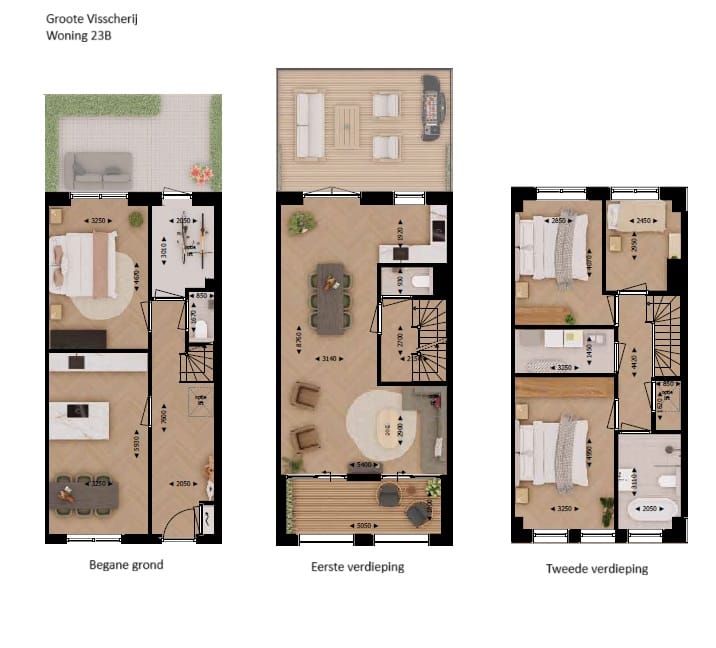 Photo 3 of Grote Visscherij woningen (Bouwnr. 23B)