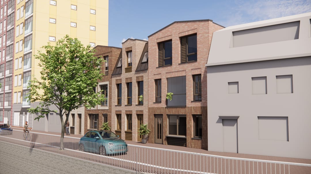 Foto 1 van Grote Visscherij woningen (Bouwnr. 24A)