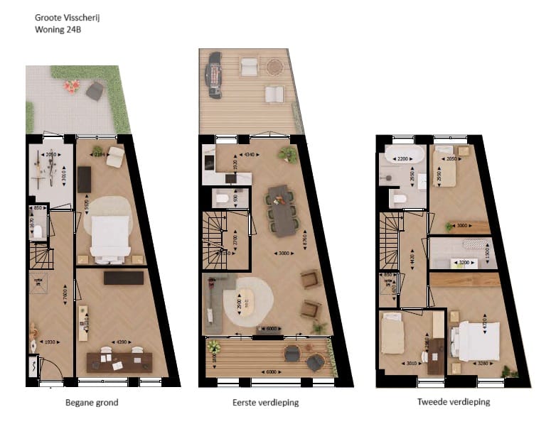 Photo 3 of Grote Visscherij woningen (Bouwnr. 24B)