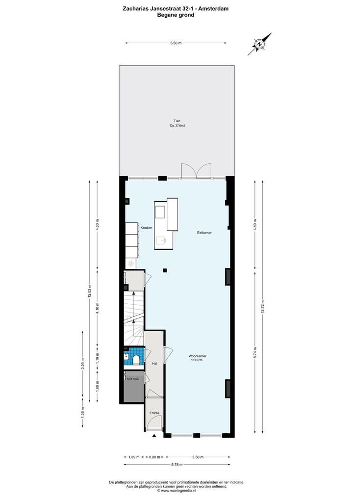 Foto 38 van Zacharias Jansestraat 32-H