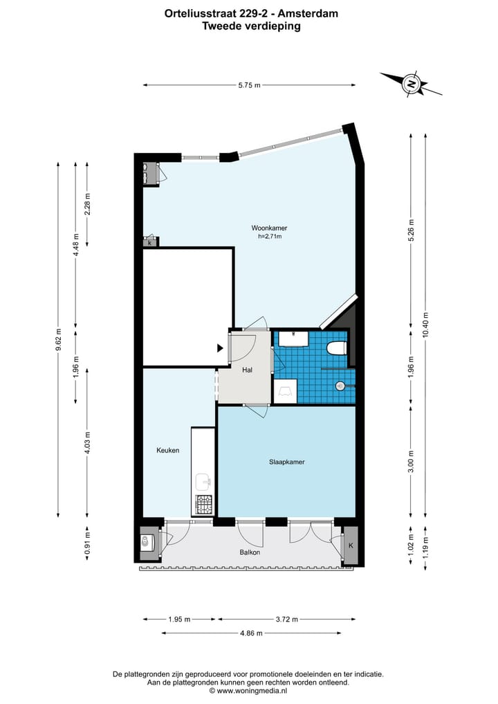 Photo 22 of Orteliusstraat 229-2