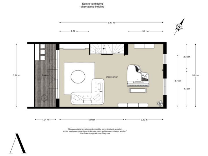 Eerste verdieping (optie)