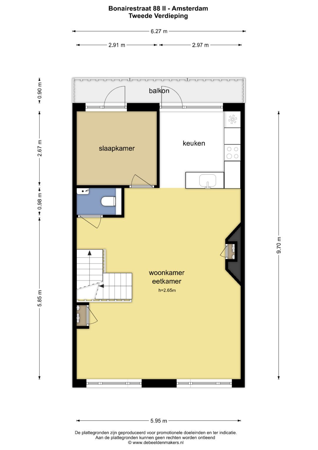 Foto 23 van Bonairestraat 88-2