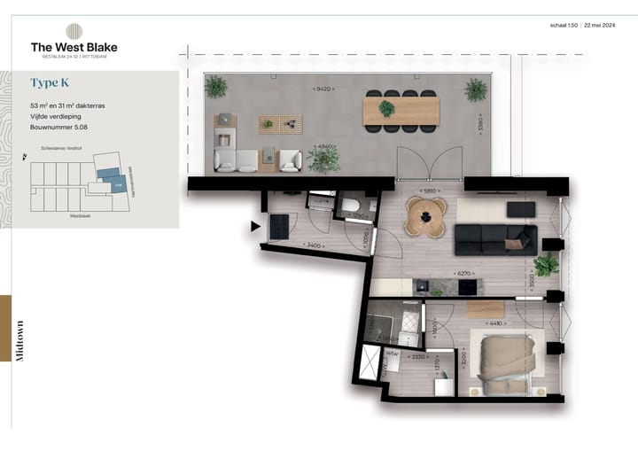 Foto 2 van Westblaak (Bouwnr. 5.08)