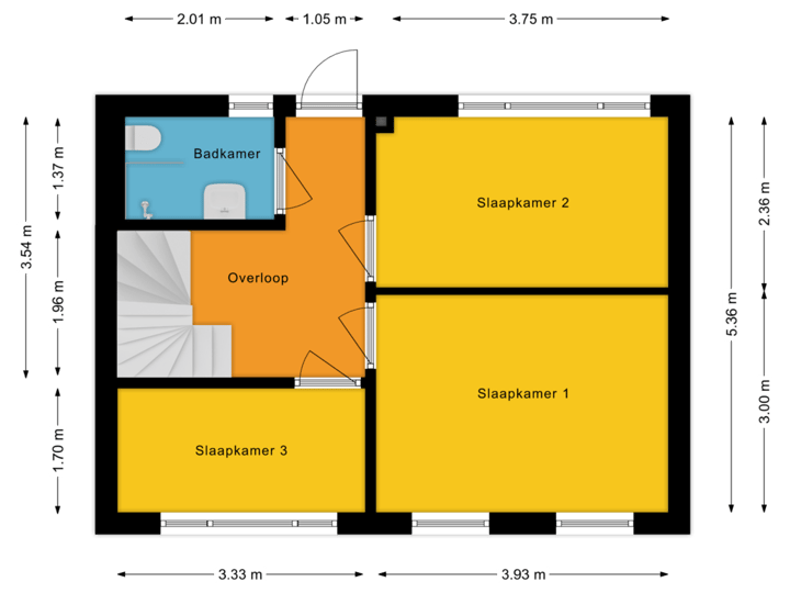 Eerste verdieping - Optie