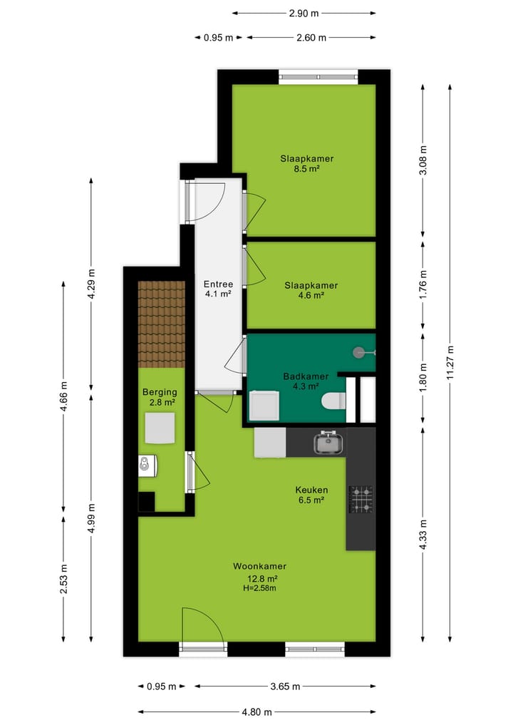 Foto 23 van Narcisstraat 21