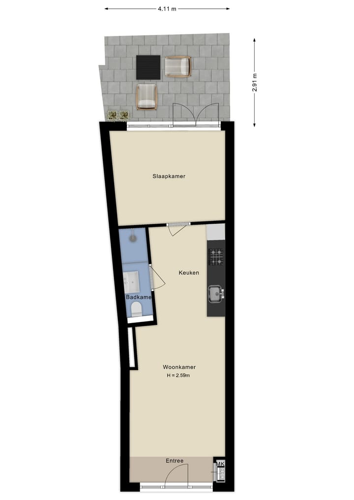 Foto 21 van Draaiweg 7-D